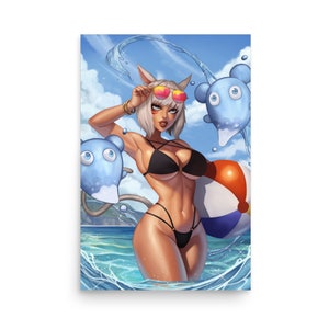 Beach Y&#39;shtola | Final Fantasy XIV Fan Art