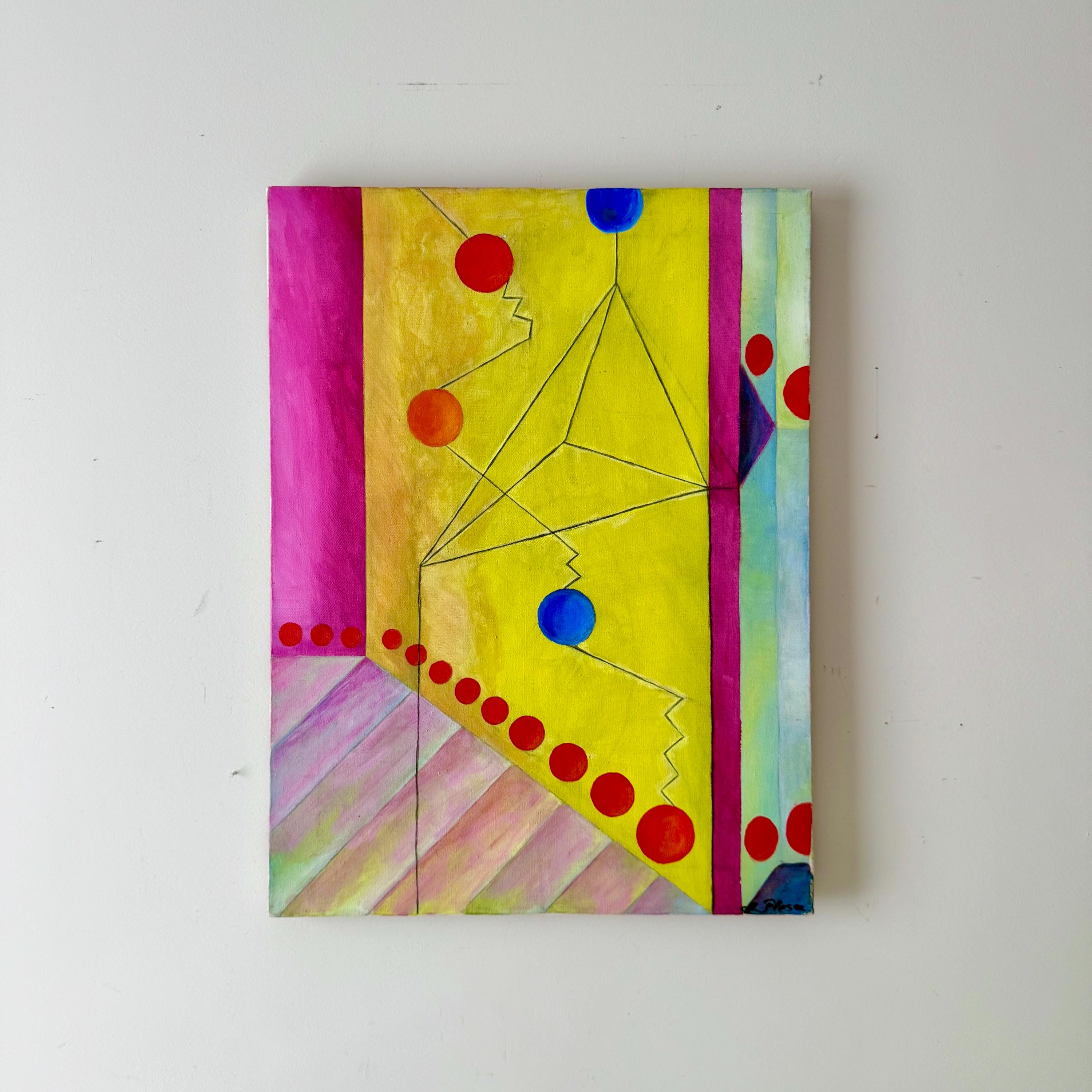 ワシリー・カンディンスキー風のヴィンテージ抽象油絵 - Etsy 日本, image size:3000x3000