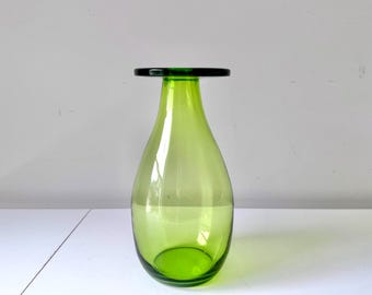 Glazen vaas met paddenstoel, moderne stijl uit het midden van de eeuw