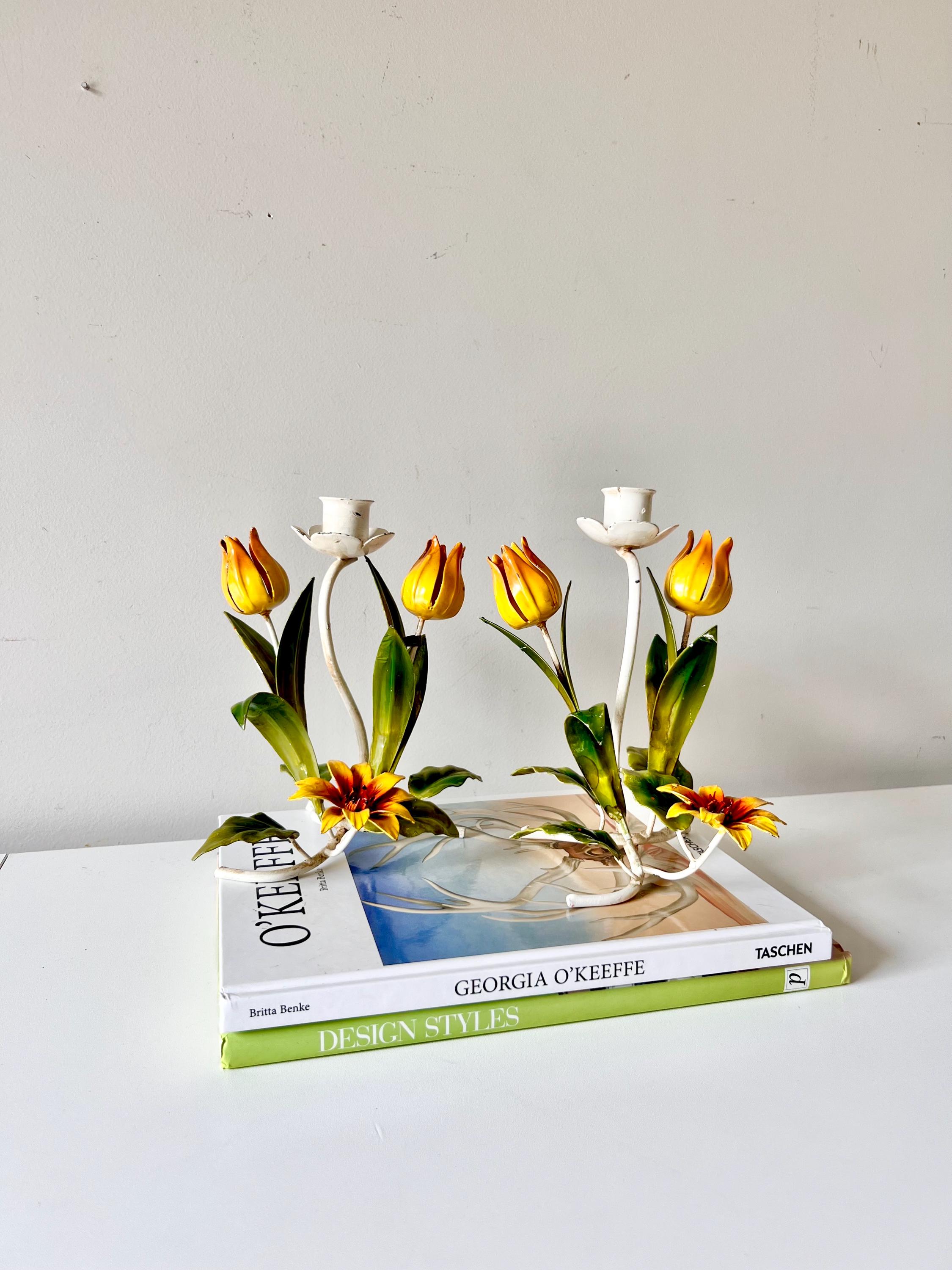 Metal Tulip Candle Holder - Etsy Canada