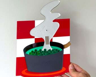 Tapa de interruptor de luz individual de acrílico para olla caliente de cocina de los años 90