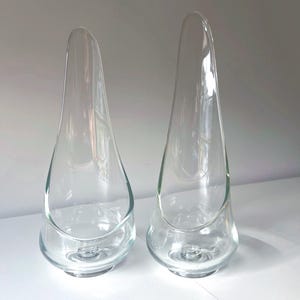 1960s Viking Glass Taperglow Candlestick Holders