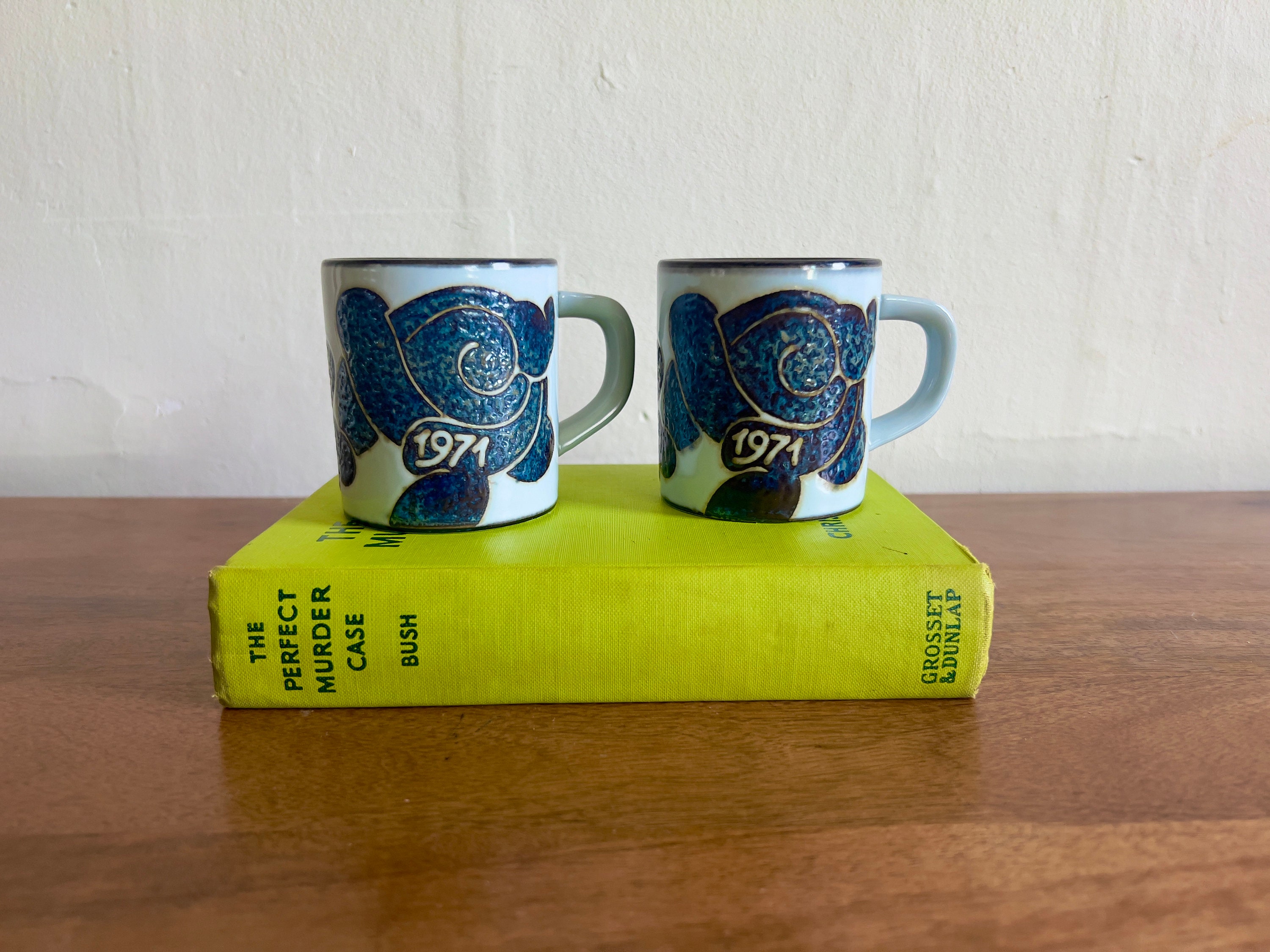 1971 Royal Copenhagen Mugs Pair Espresso Mugs Denmark Etsy 日本