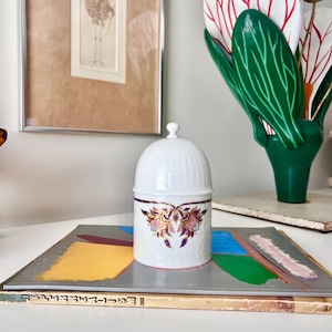 Bjorn Wiinblad for Rosenthal Studio Line Romance Lidded Porcelain Sugar Bowl, Vintage Mid-Century Modern