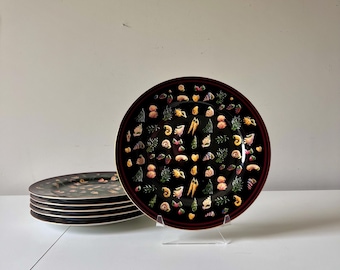 Georges Briard Seashell Plates, Mid-Century Modern Palm Beach Coastal Style