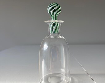 Handgeblazen Venetiaans glazen vintage vintage parfumflesje