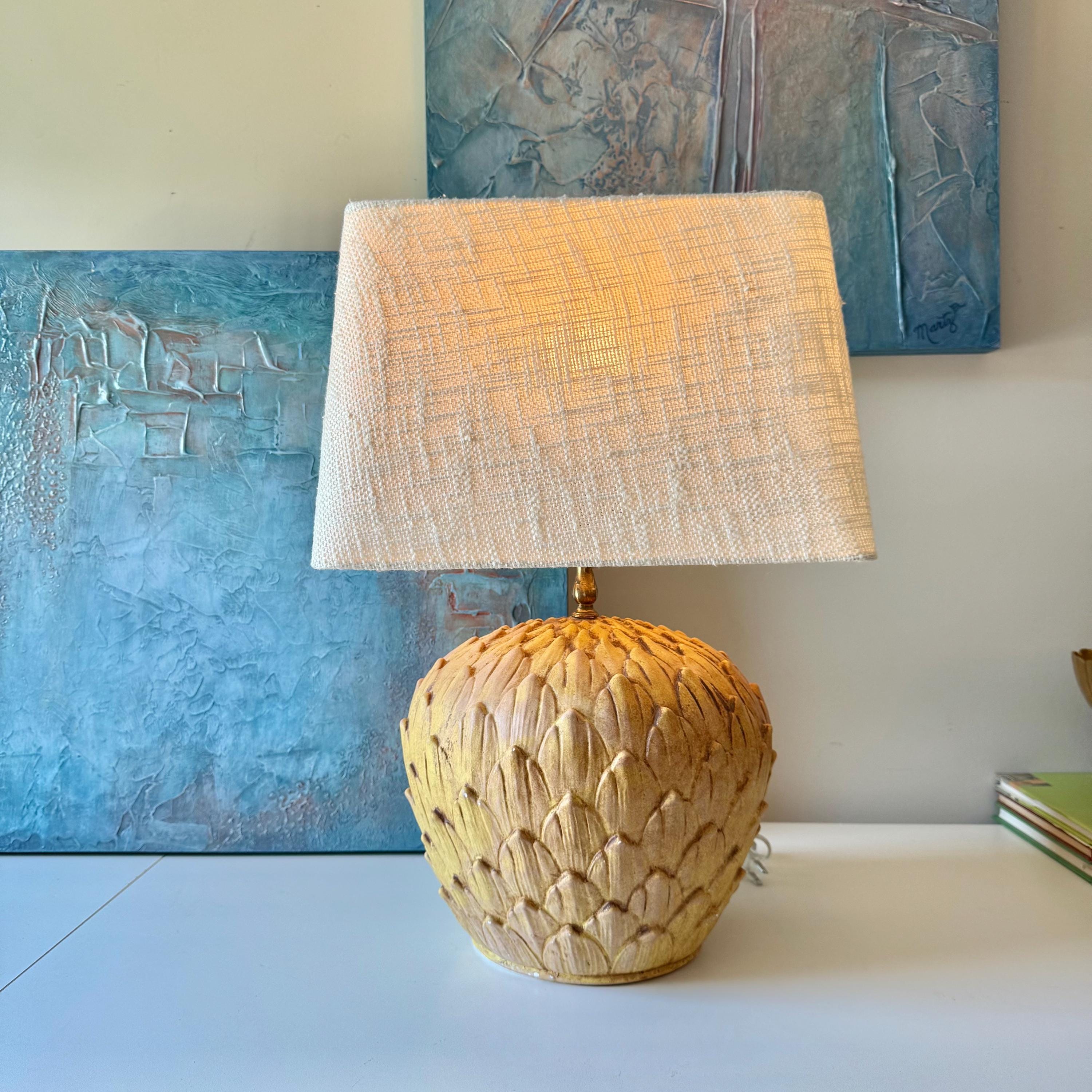 Italian Ceramic 70s Lamp - Etsy