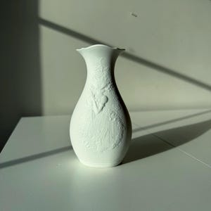 Vintage Kaiser Bjorn Wiinblad Style Bisque Figural Porcelain Vase