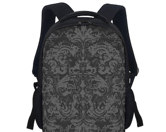 GOTHX Black Vegan Cross Mini Stud Backpack - Witchy Gift - Goth