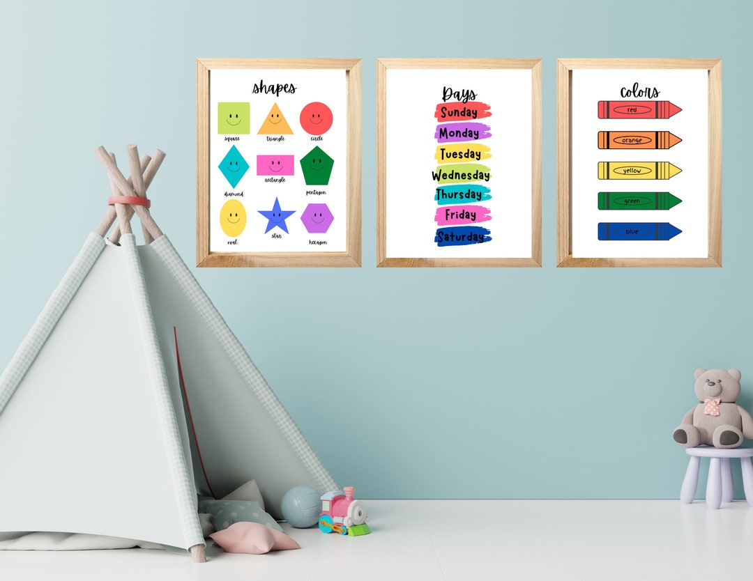 Instant Download- Nursery or Kid's Room Printable Art - Etsy