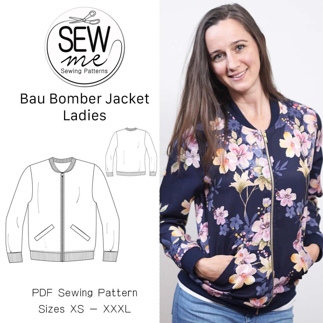 Bau Bomber Jacket PDF Sewing Pattern - Etsy