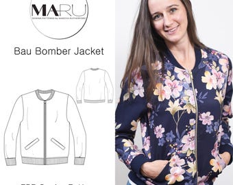 Bau Bomber Jacket PDF Sewing Pattern