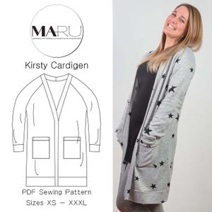 Kirsty Cardigan PDF-sömnadsmönster