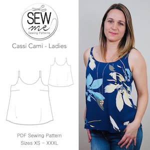 Cassi Cami PDF Sewing Pattern