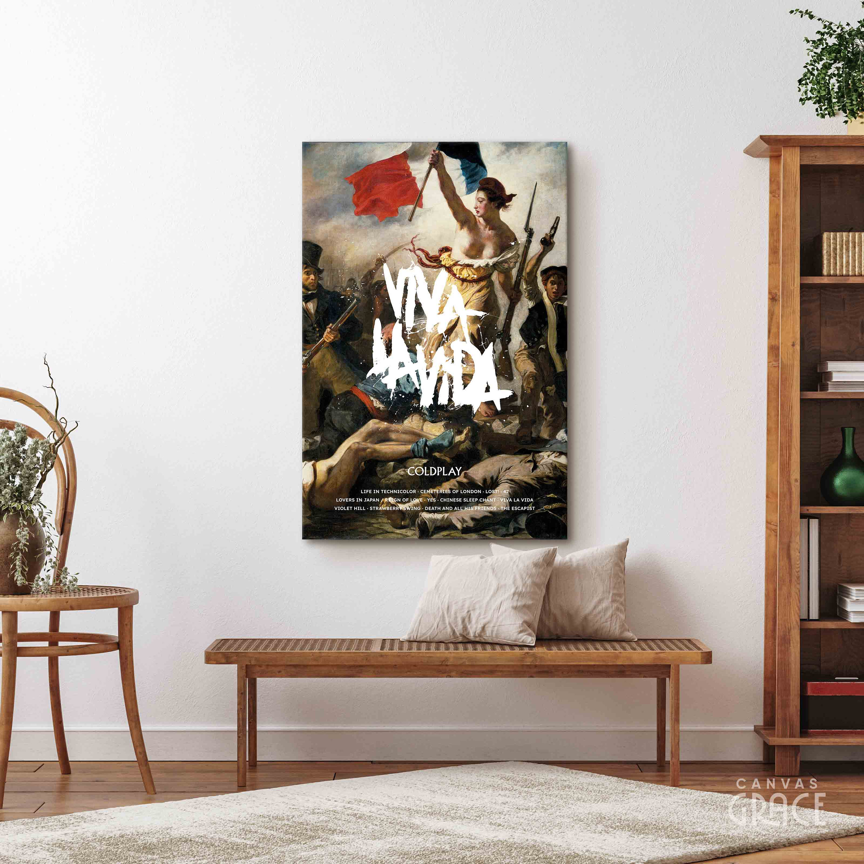 Coldplay Poster, Viva La Vida Album Cover Poster sold by FloralX | SKU ...