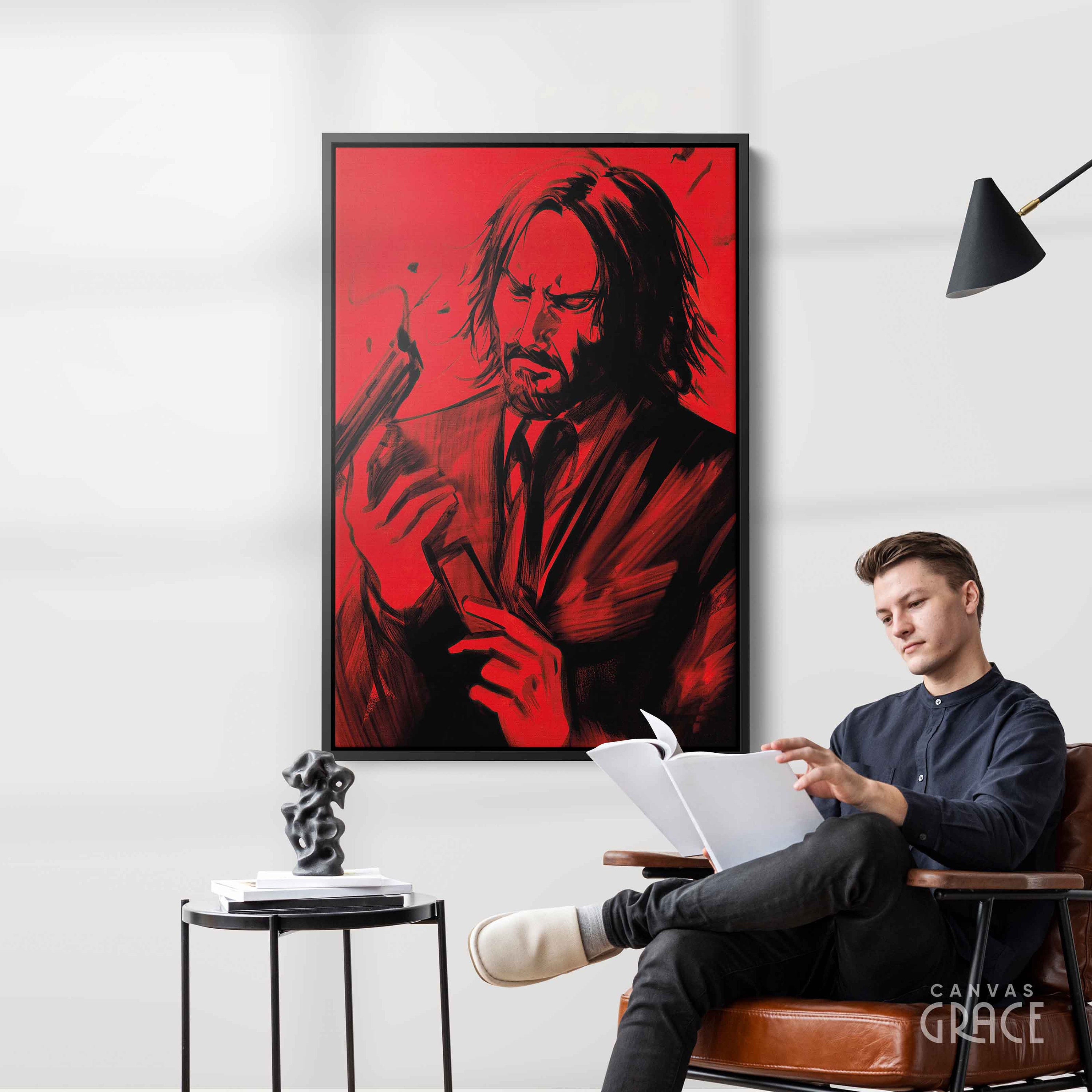 John Wick Poster, Wall Art, Movie Poster