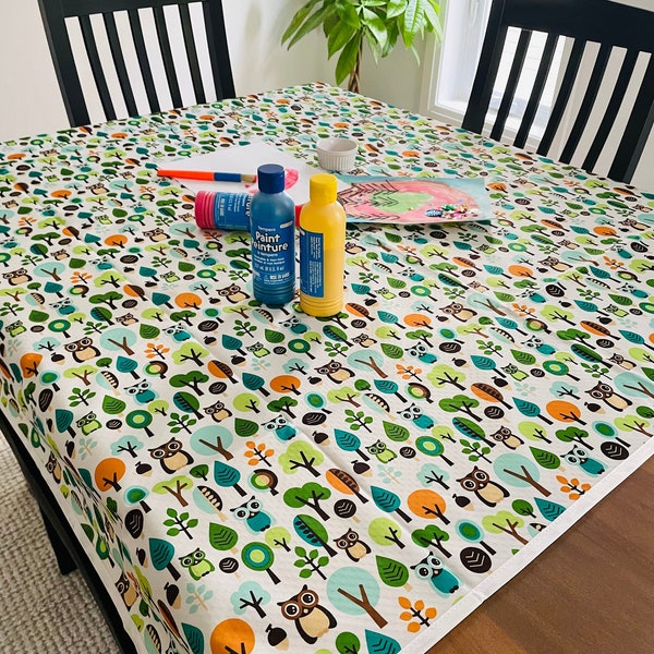 High Chair SPLAT MAT Non-Slip Mat Kids Play Mat Floor Wipeable Splash Mat Picnic Waterproof Mat Play Wipeable Tablecloth Toddler paint Mat