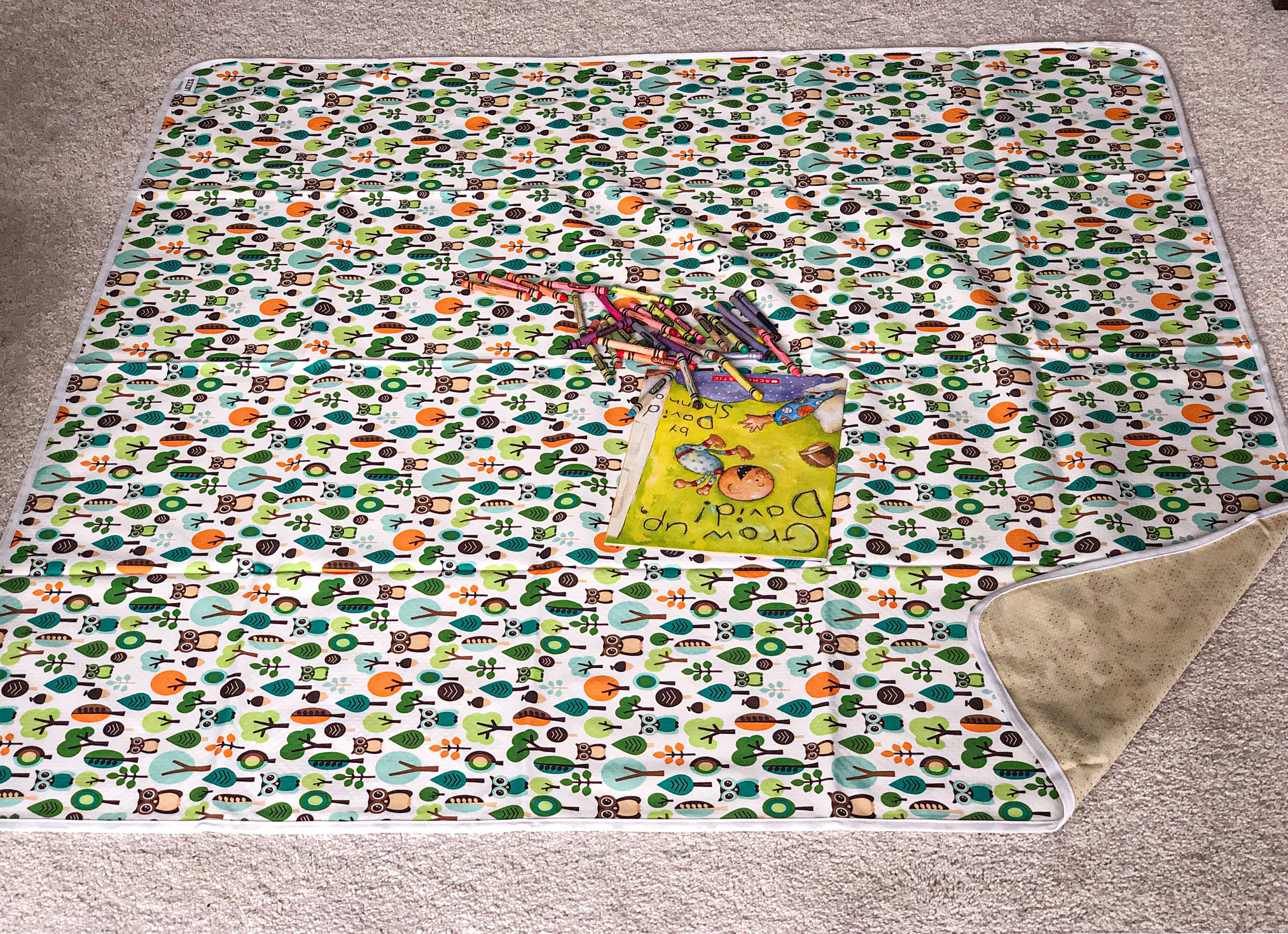 High Chair SPLAT MAT Nonslip Mat Kids Play Mat Floor Wipeable Splash