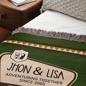 Personalized Blanket - personalized gift , national park, camping, outdoor, camp gift, adventure, Wilde Nomad, beer, magnet, national forest. Camping Decorations, Funny Camping Gift, Gifts For Campers. Outdoor Adventure Blanket and Gift.