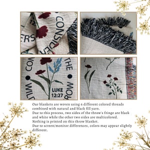 Faith Gift - Custom Prayer Gift, Personalized Christian Gift for women. Faith woven blanket