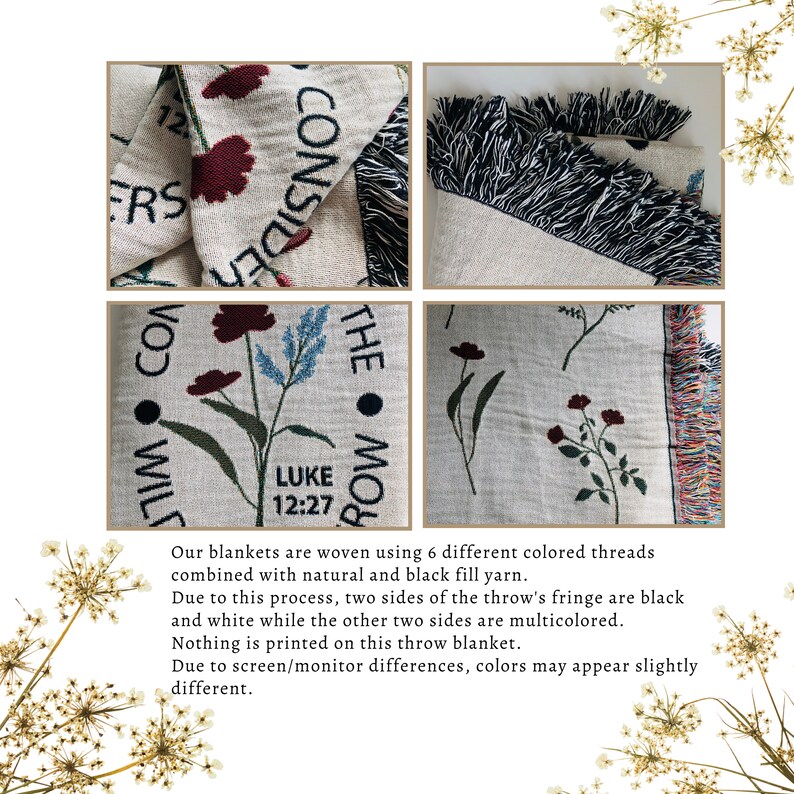 Faith Gift - Custom Prayer Gift, Personalized Christian Gift for women. Faith woven blanket