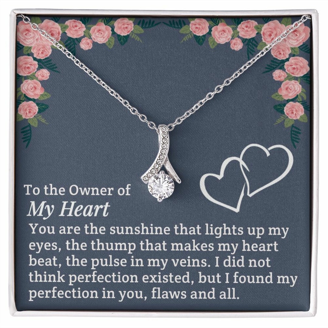 Special Necklace for Her, Anniversary Gift for Her, to the Owner of My