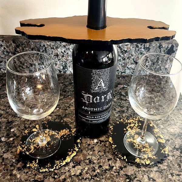 Resin Wine Glass Holder Etsy