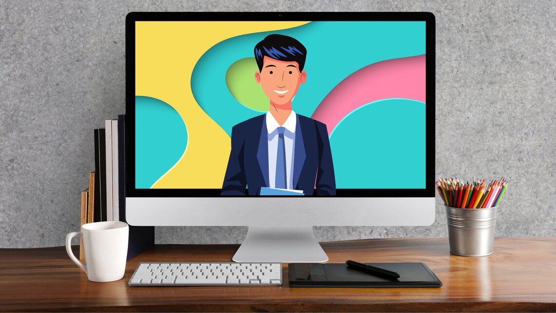 Colorful Background Images Zoom Background for Meetings and Interviews, Zoom Backgrounds Virtual