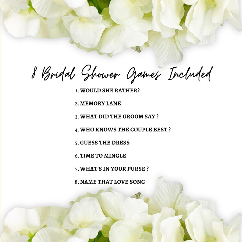Printable Bridal Shower Games Bachelorette Party Games - Etsy