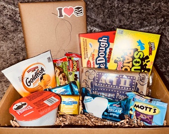 The Hungry Reader's Surprise Book & Snack Box - Book Lover's Gift - Gifts For Readers