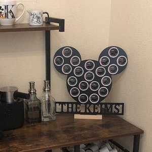 Mickey Mouse Coffee Pod Holder - Disney Coffee Bar Idea