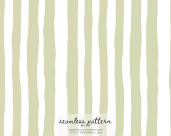 sage green stripe seamless pattern, organic vertical stripe print, minimalist neutral fabric design, soft earthy stripe background, modern