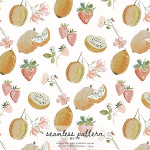 Sömlöst mönster med stjärnfrukter, akvarell tropisk frukttryck, kiwifruktdesign, exotiskt fruktmönster, botanisk sommarrepetition