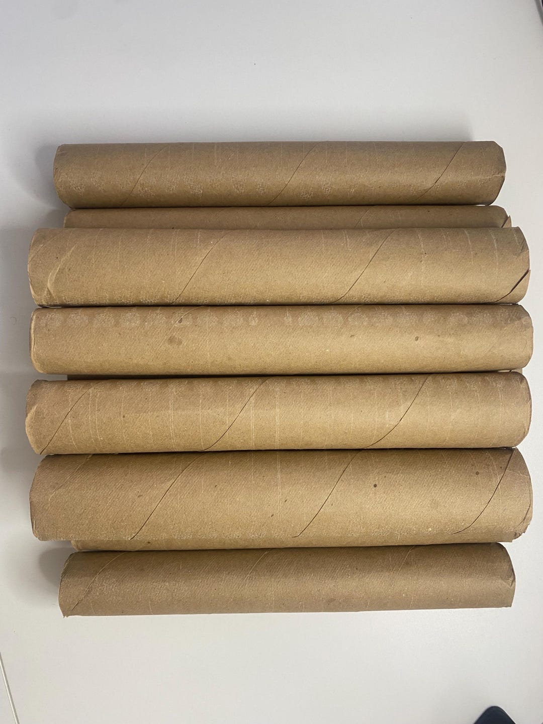 Empty Blank Brown Paper Towel Rolls Bulk Garden Starter Cardboard Tubes ...