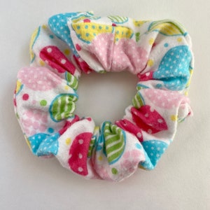 Spring Colorful Scrunchies Upcycled Fabric Hair Accessories Cutesy Hair Ties Sustainable Gifts for girls for teens for her for mom