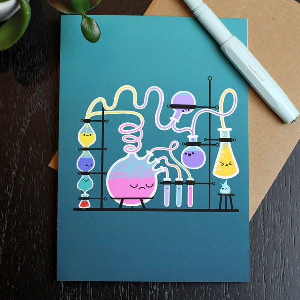 Chemistry Card Etsy