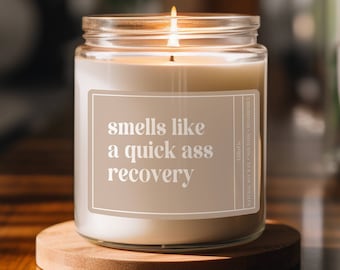 Recovery Gift, Recovery Candle, Injury Gifts, Get Well Soon Gift, Post Surgery, Healing Vibes, Grief Sick Care Package Candle