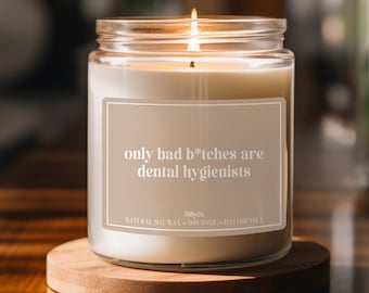 Dental Hygienist Candle, Dental Hygiene Gift, Dental Hygienists Graduation Gift, Future Dentist Assistant, Dental School Graduation Gift