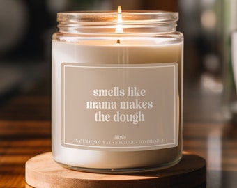 Sourdough Candle, Funny Sourdough Candle Gift, Gift for Baker, Bread Making Gift, Baking Gift, Funny Bread Gift, Wake and Bake, Gift for Her