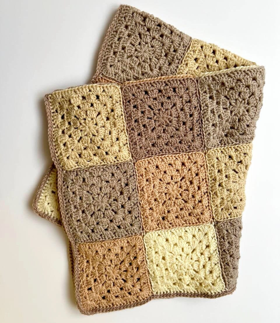 18 Star Granny Square Crochet Pattern: Unleash Your Inner Artisan Today! 15 Crochet Pattern Vanilla Star Baby Blanket Granny Square