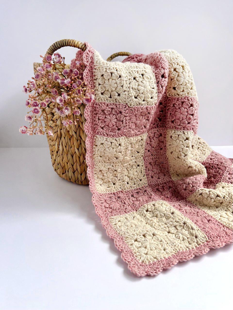 Granny Square Blanket Vintage - Etsy