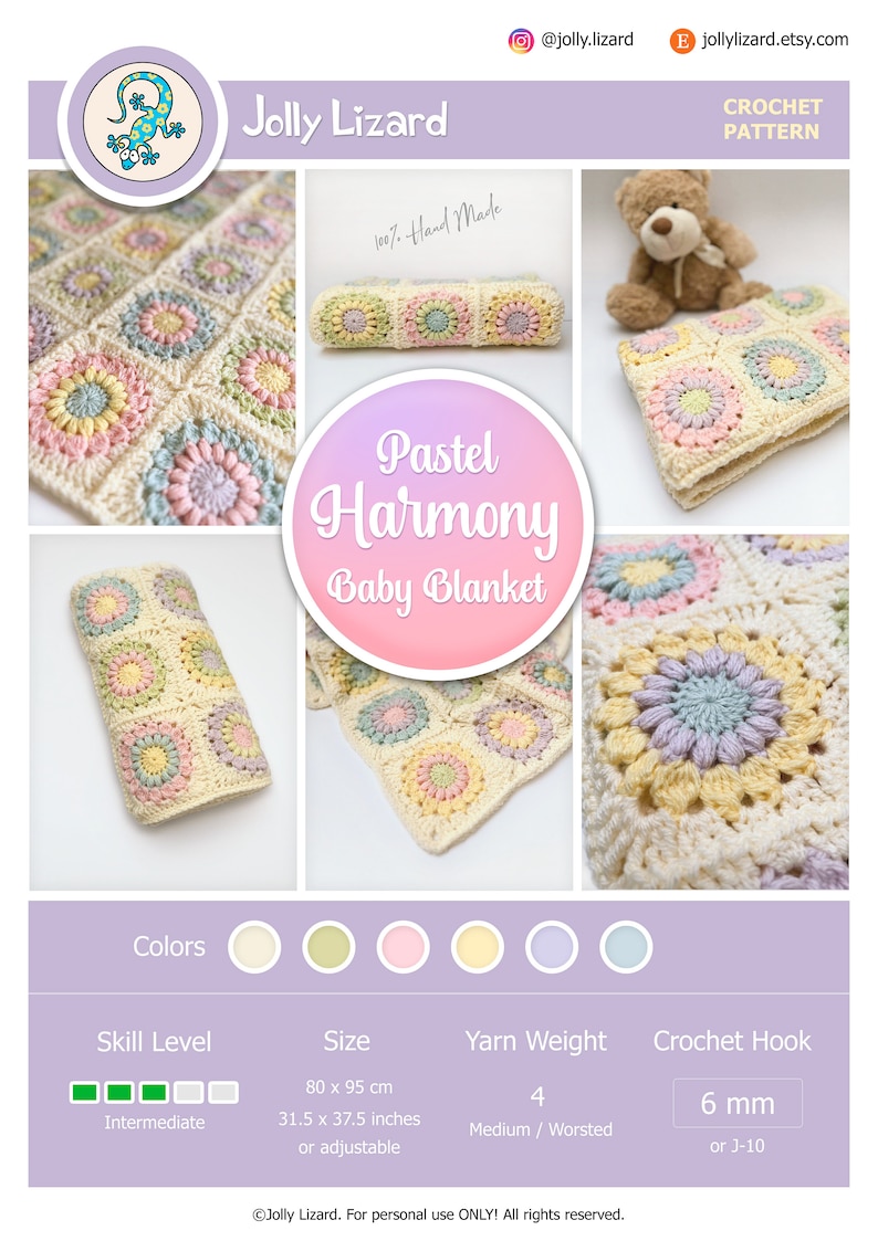 baby balnket crochet pattern