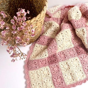 floral baby blanket