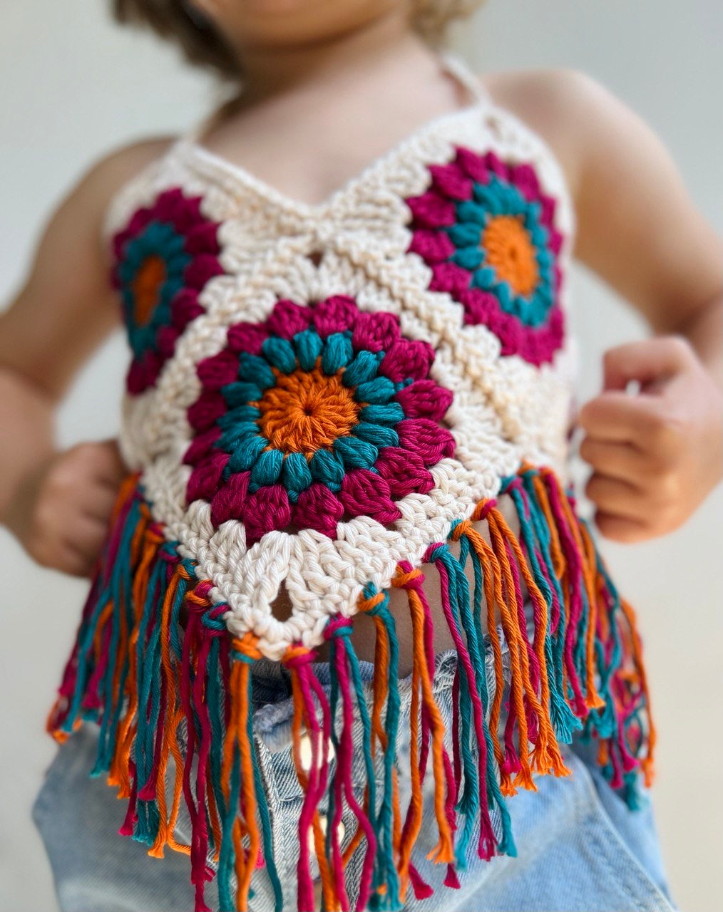 Y様　leinwande Mix Yarn Crochet Top Mix Yarn Crochet Top（ベスト）｜leinwande（ラインヴァンド