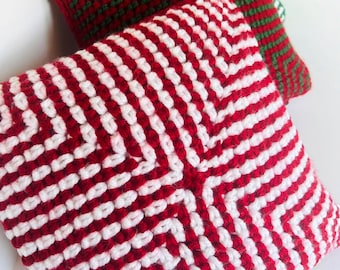 CROCHET PATTERN | Christmas Snowflakes Blanket | Crochet Granny