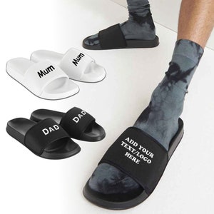 Personalised slider sandals uk top