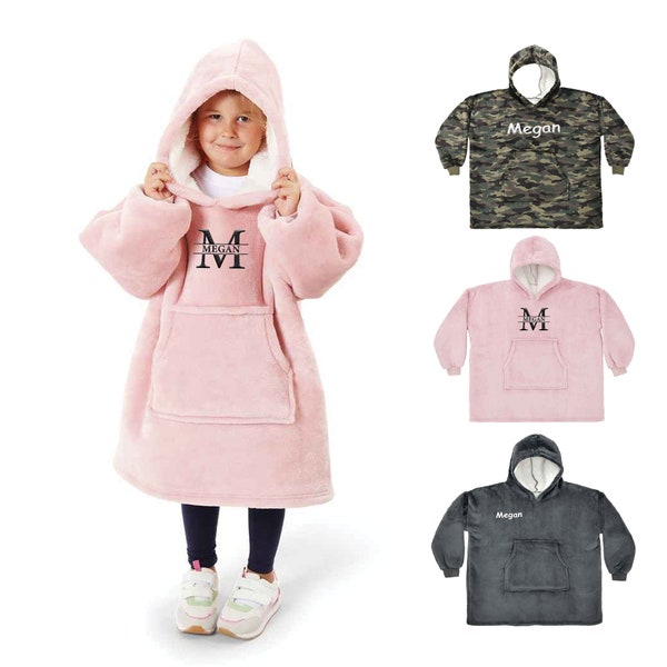 Oversized Blanket Hoodie Personalised Etsy UK
