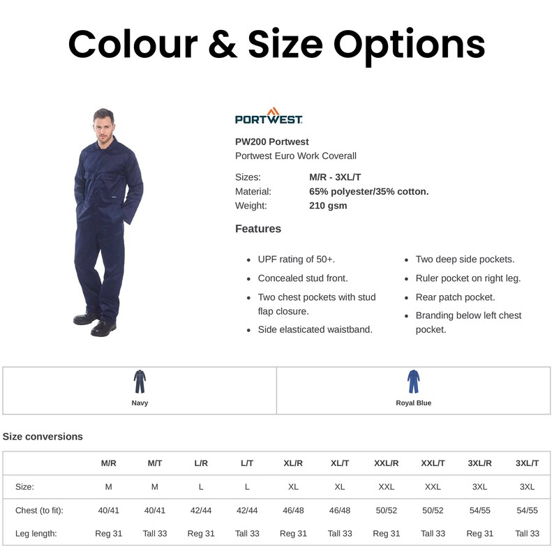 Personalised Coveralls Custom Overalls Embroidery DIY Gift for Him