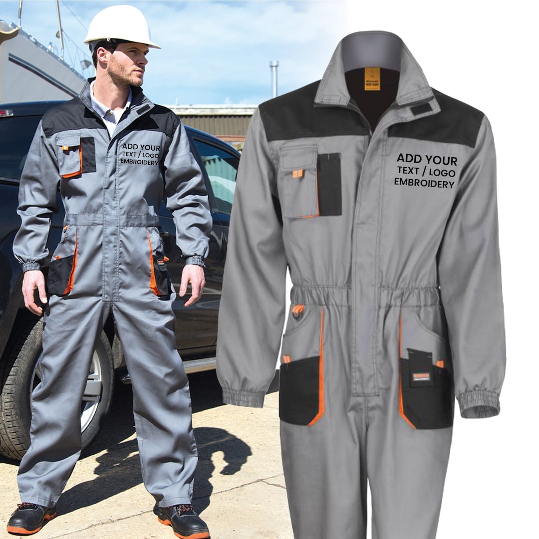 Personalised Coveralls Custom Workguard Coverall ADD YOUR LOGO or Text