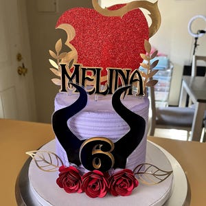 Maleficent Cake Decorations - Etsy